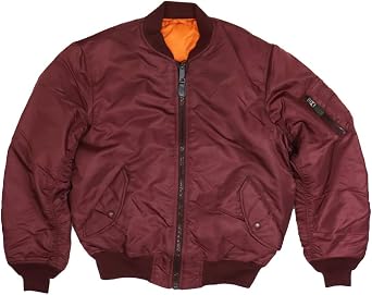 Avirex MA-1 Jacket Commercial Mens Flight Jacket, red