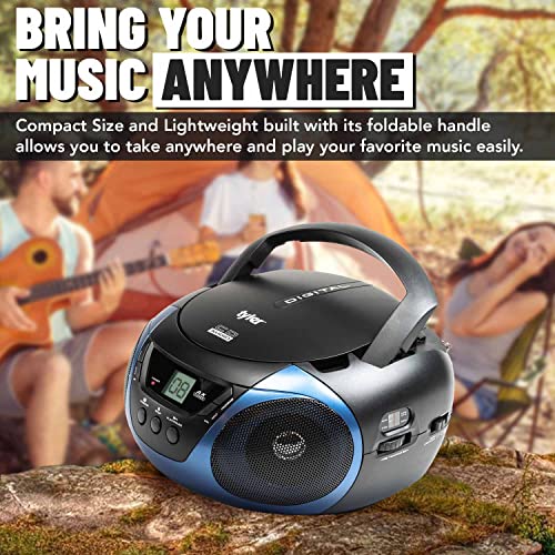 image for Tyler Portable Boombox CD Player AM/FM Radio Combo, Dynamic Boom Box C