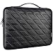 Produktbild MCHENG 14 Zoll PU Leder Schutzhülle Laptoptasche Laptop Sleeve Case Notebook Schutzabdeckung Hülle Tasche für 14" Lenovo ThinkPad T470 E470 / 14" HP Stream 14/14" Acer Swift 7, Schwarz