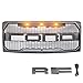VZ4X4 GRAY Raptor Style Grill Mesh Grille, Compatible with Ford 2009-2014 F-150 F150