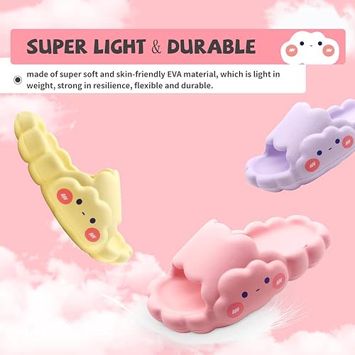 Miniatura 5 de Sandalias y pantuflas de EVA Cloud para mujeres y hombres, para interiores y exteriores, plataforma gruesa de verano, playa, antideslizantes, de