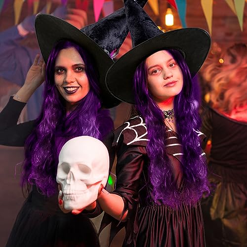 Xtinmee 32 INCHES/ 80 CM 4 Pcs Halloween Witch Hat And Wig Sets thumb #4