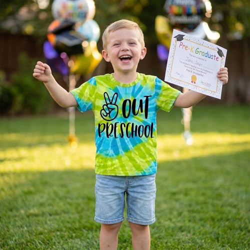 Image of Preschool Graduation Shirt for Kids Pre-K Grad Gifts for Girls Boys T-Shirt Top