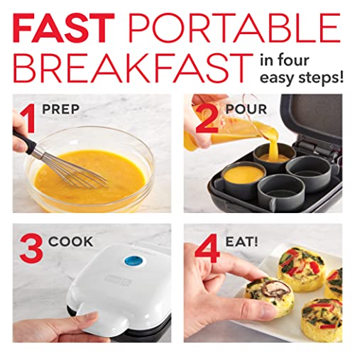 Dash Deluxe Everyday Electric Griddle With Dishwasher Safe Removable Nonstick Cooking Plate & Deluxe Sous Vide Style Egg Bite Maker With Silicone Molds For Breakfast Sandwiches, 1 Large, 4 Mini, Aqua #TOP5