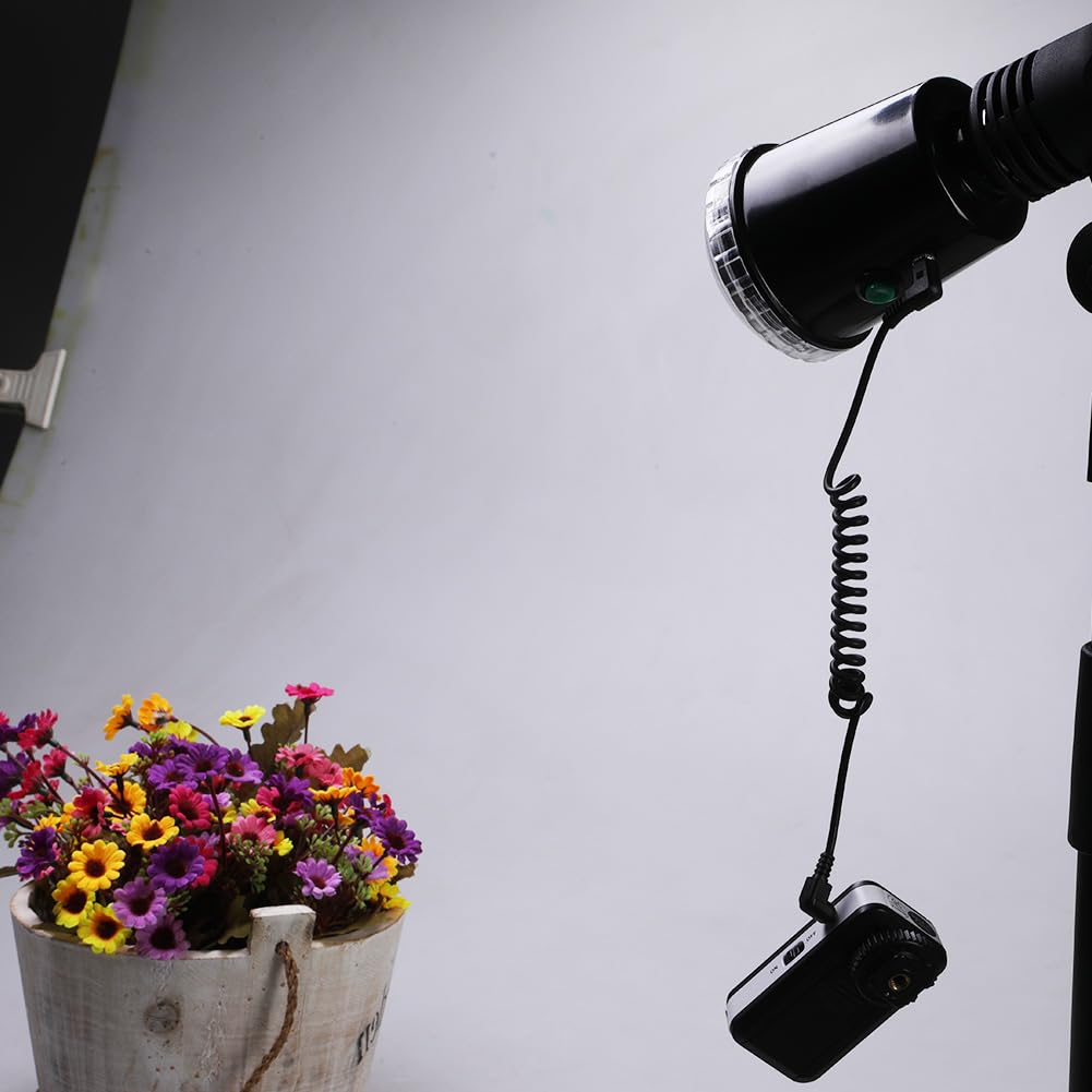 Tefola NiceFoto I-50S Mini-Fotostudio-Blitzlicht 45 W 5500 K Glühbirne GN15 E27 Slave-Lampe (AC 220 V)