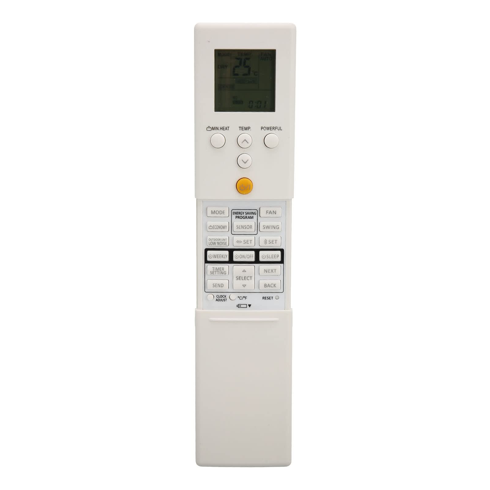 Compatible with Fujitsu Air Conditioner Remote Control ARREG1U AGU9RLF AGU12RLF AGU15RLF, Ergonomic Design