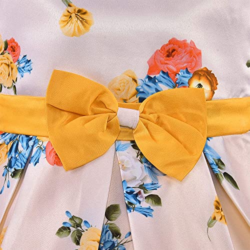 Image of Wish Karo Baby Girls Satin Frock Dress-(fe2803)