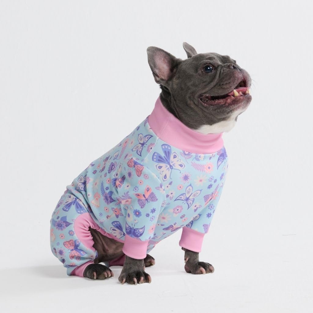 Spark Paws Dog Pajamas - Stretch Onesie Recovery Full Leg Surgery Suit PJS