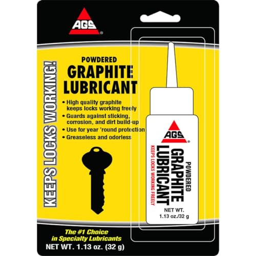 Ags Mr Zip Graphite Powdered Lubricant 1.13 Oz. Bottle