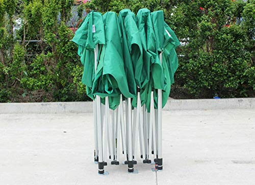Image of Invezo Outdoor Gazebo Canopy Tent 10 x 20 feet (Green, Extra Premium (60 KGS))