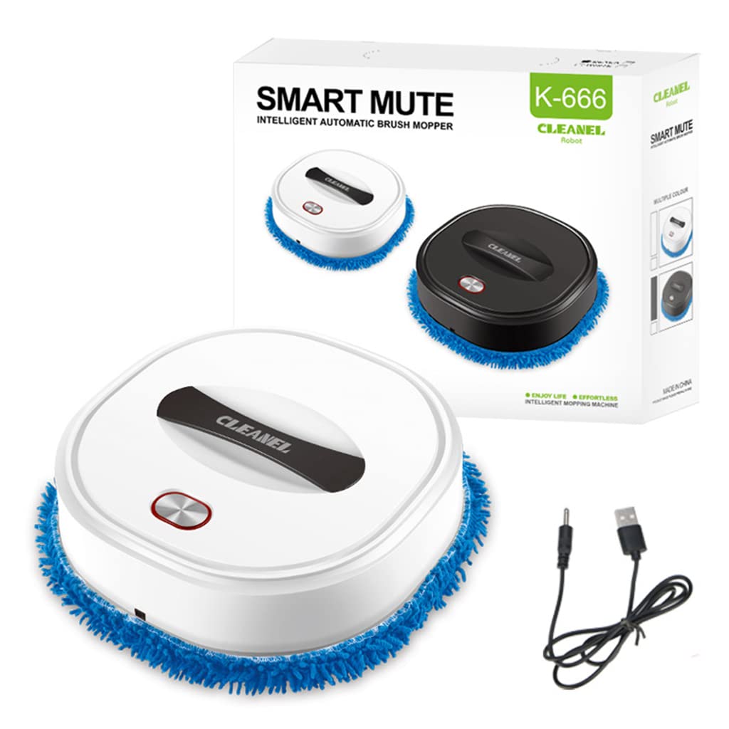 ljhnba Robot, Mopping, High Coverage, Super-Thin, Upgraded Robotic Vacuums, Cleans Hard Floor Robot Mops for Floor Cleaning Automatic Mop Cleaning