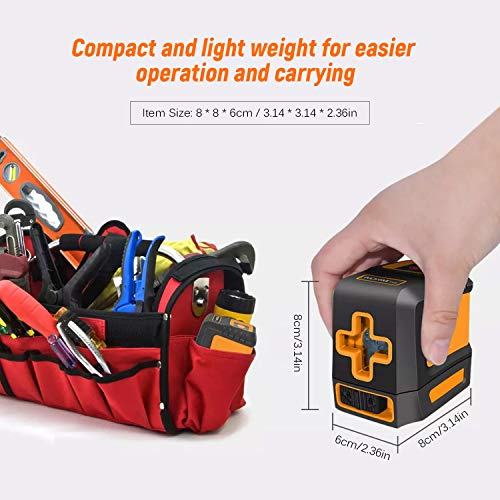 OWSOO Nível de laser Autonivelador de linha cruzada horizontal e vertical profissional Auto-nivelame