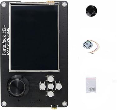 Pramer PortaPack H2+ for HackRF One SDR Software Radio 1MHz-6GHz 0.5ppm TCXO with 3.2" Touch LCD Display