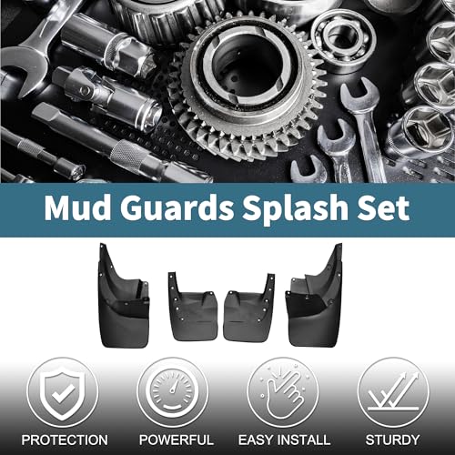Image of Mud Flaps Splash Guards for Toyota Land Cruiser Prado FJ150 2010-2018 Front & Rear Mud Guards W /Mount Accessories
