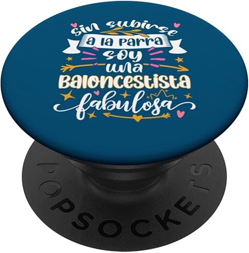 Miniatura 1 de Una Baloncestista Fabulosa Divertido Mujer Baloncesto PopSockets Standard PopGrip