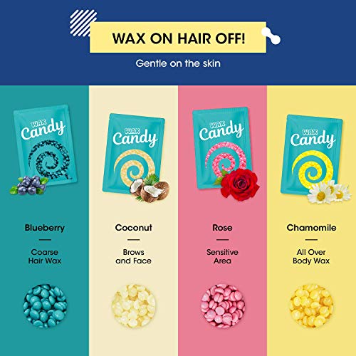 image for Yeelen Wax Warmer Hair Removal Waxing Kit Wax Melts 4 Hard Wax Beans f