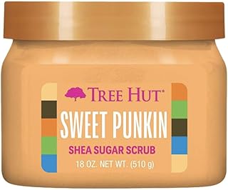 Tree Hut Shea Sugar Scrub Sweet Punkin | Exfoliating Body Scrub Removes Dead, Dry Skin for a Soft & Hydrated Feel | Nourishing Essential Body Care | 18 fl oz.
