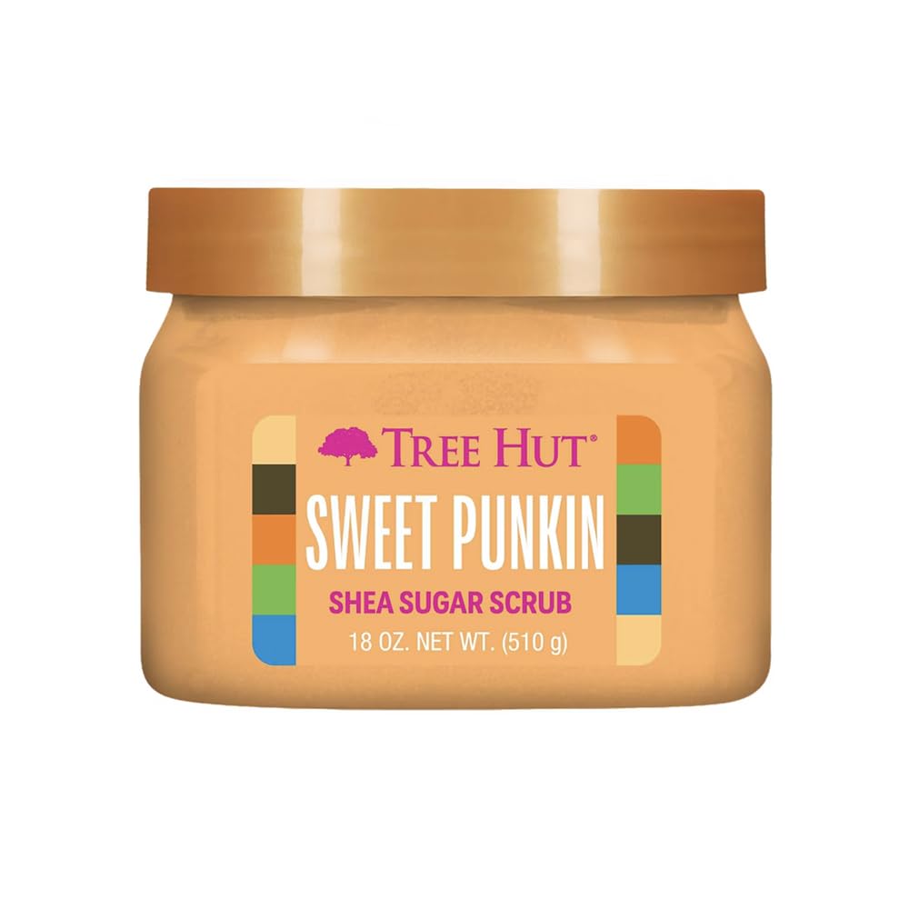 Tree Hut Shea Sugar Scrub Sweet Punkin Exfoliating Body Scrub Removes Dead Dry Skin for a Soft Hydrated