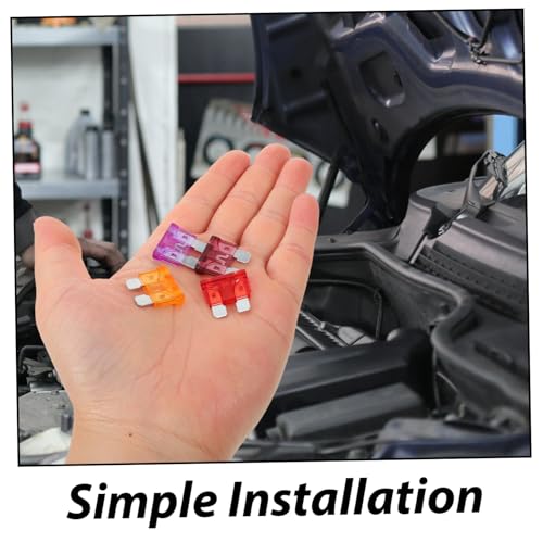 Kit de fusibles automotrices surtidos de 60 piezas, alta compatibilidad para camiones, RV y motocicletas miniatura 7