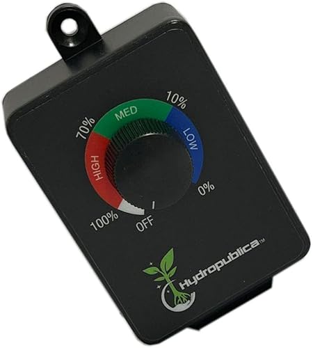 Miniatura 2 de Hydropublica Fan Speed Controller Variable Speed Controller Cordless Vent Blower Speed Adjuster for Inline Duct Exhaust Fan