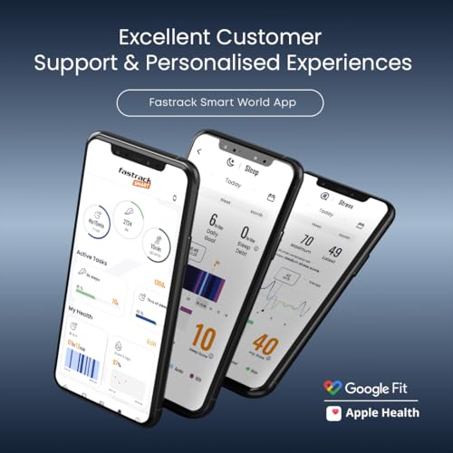 Image of Fastrack Marvellous FX2 1.54 inch Super AMOLED Smart Watch with SpO2, Sleep Monitor, BT Calling, Metal Body, Voice Assistant, 100+ Sports Modes - Smartwatch for Professionals (Gun Grey)