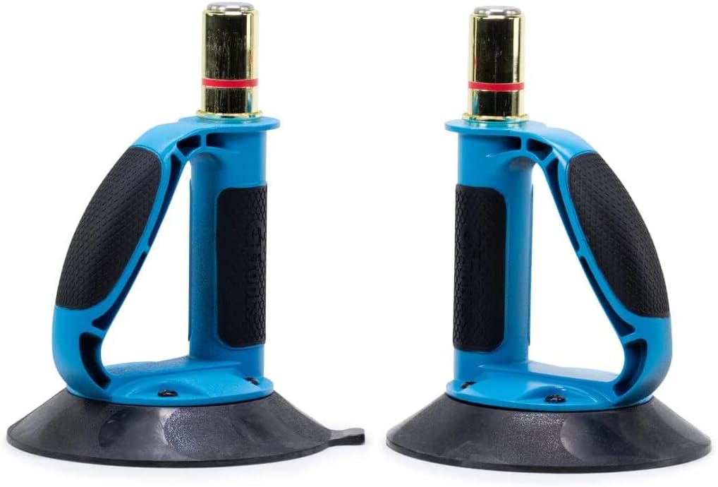 AGSC-SG-2PK 2 Pack SuperGrip™ Ergonomic 6 inch Windshield Suction Cups, Auto Glass Removal Suction Cups.
