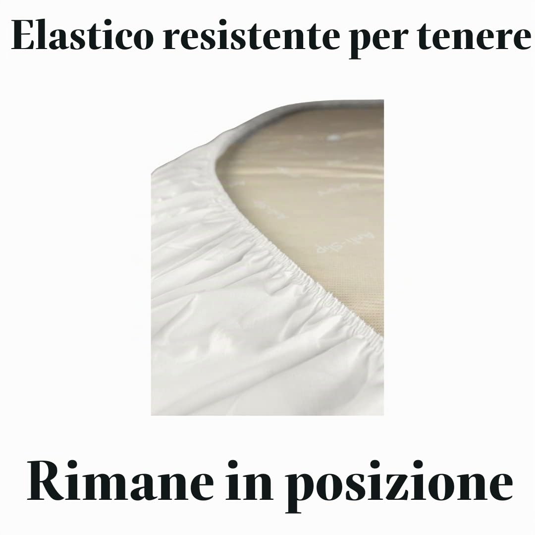 Jonic Essentials, Lenzuolo con angoli per letti a forma di isola, per materassi a forma di isola, in policotone a 200 fili, elasticizzato tutto intorno, prodotto nel Regno Unito (137/190/30 cm)