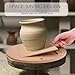 LEOLIO Pottery Wheel Bat System, Upgraded 12” Round Outer Bat Tool Set with 1pc Batmate & 6-Pack 7” Square Inner Bats, Bat Adapter with Portable Inserts for Potters and Clay Artists