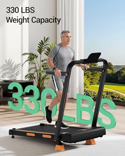 Motorized Folding Treadmill with Incline