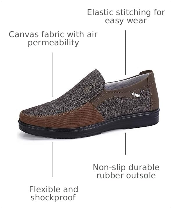 Image of COSIDRAM Mens Loafer Casual Shoes Comfort Lightweight Driving Walking Shoes