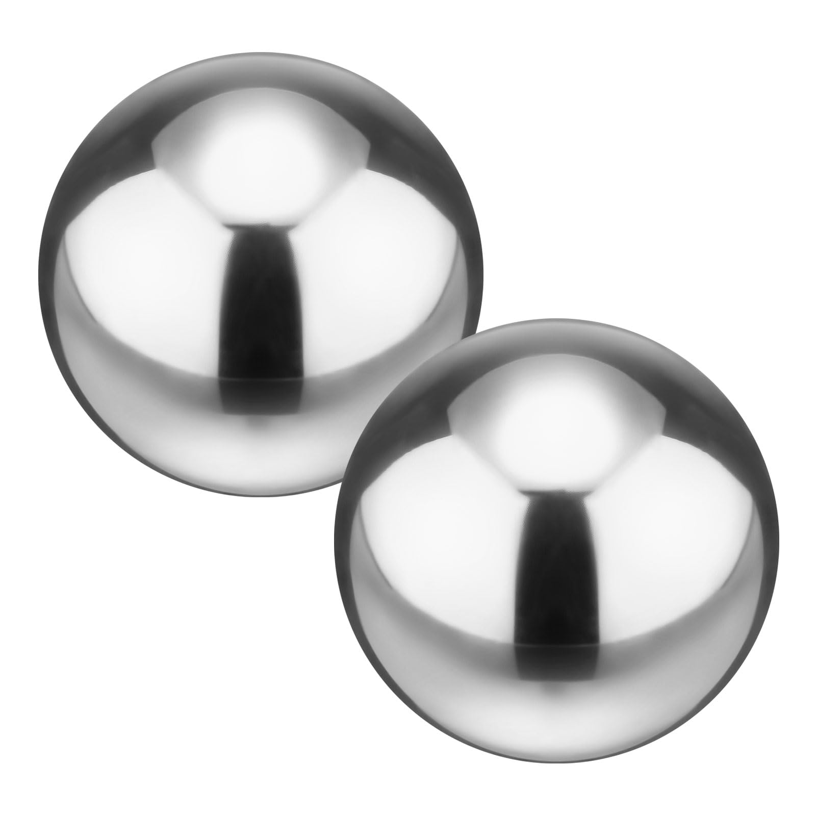 M METERXITY 2-Pack Gazing Globes Ball 5.4 in 201 Stainless Steel