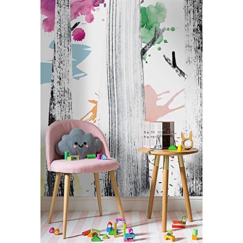 Stickers muraux Magic-Stick abstract arbres texture premium et adhésif repositionnable - 5
