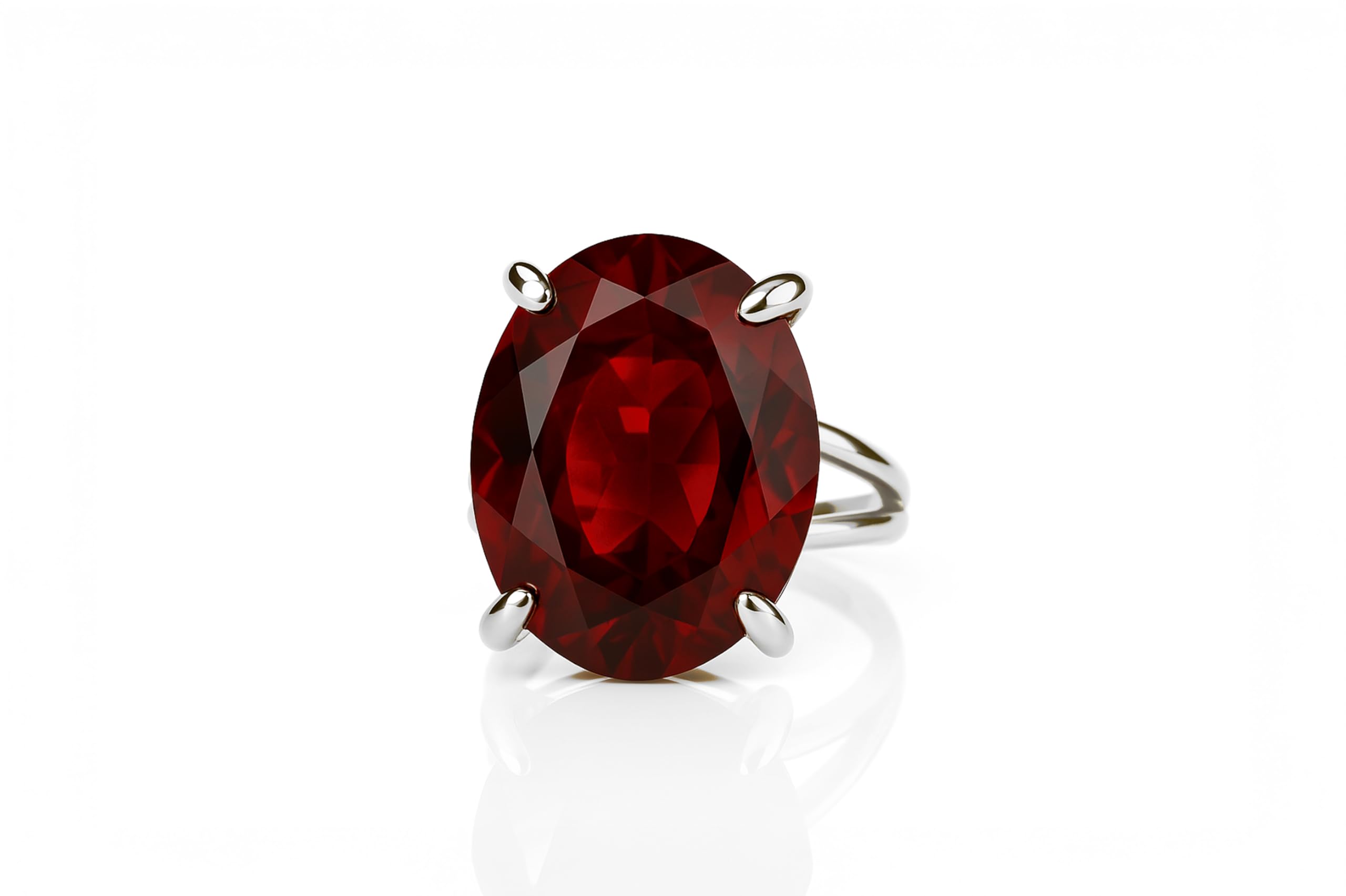 Dazzling Oval Granat Schmuck Ring - Artisan 14k Gold Große Ringe für Frauen - Hochzeit, Mode, Geschenk, Böhmischen Natürlichen Edelstein Ringe - Birthstone Ringe für Sie