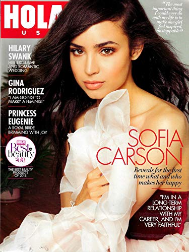 HOLA Magazine October 2018 (ENGLISH VERSION) SOFIA CARSON Cover, Hilary Swank, Gina Rodriguez