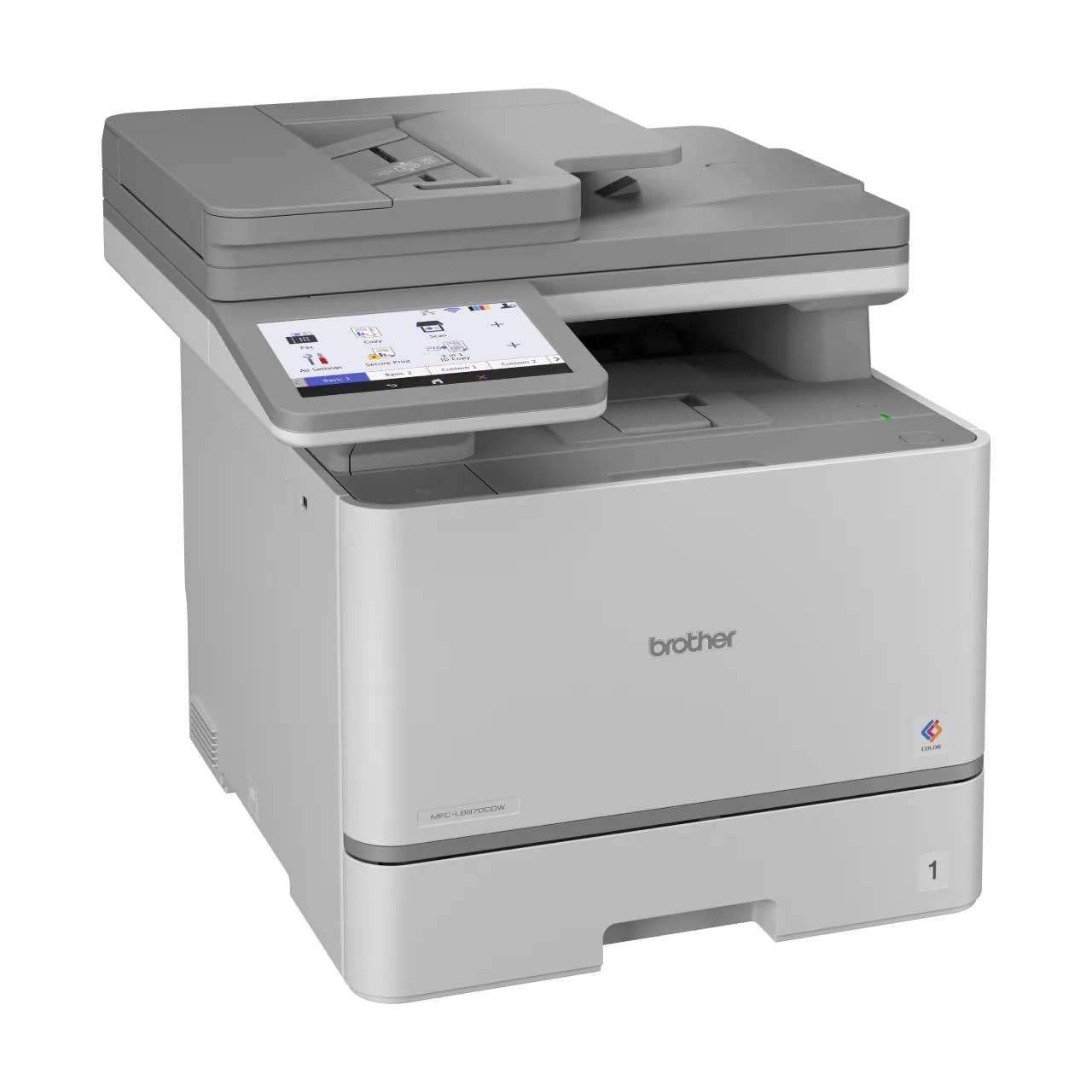 Brother MFCL8730CDW Multifunzione Laser a Colori 31 ppm Stampa Copia Scan Fronte/Retro Touchscreen 8.8 cm WiFi LAN USB NFC
