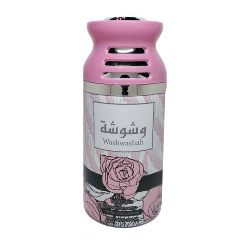 Lattafa Washwashah Long Lasting Deodorant Perfumed Spray For Men & Women 250ml