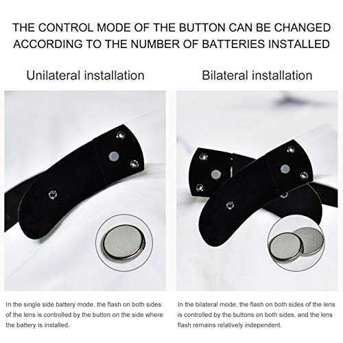 Funien Óculos Led,Óculos Fullcolor Glowling Led, 7 Cores Em Um Acendem Para Raves, Festivais, Divers