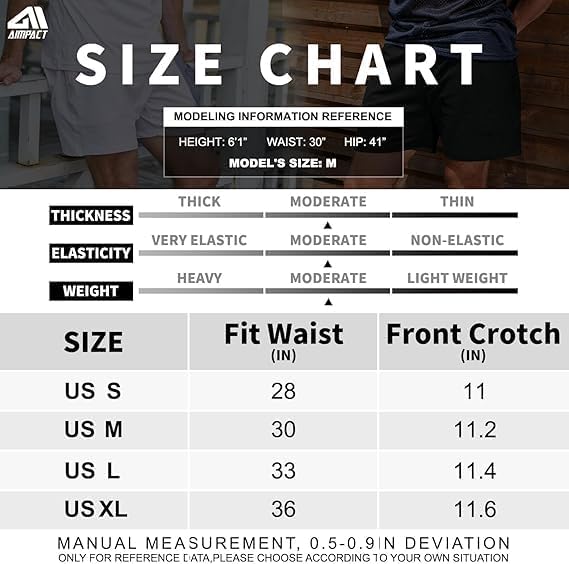 AIMPACT Mens Workout Sweat Shorts 5 Inch Cotton Casual Fitness Mens Athletic Gym Shorts with Pockets - Image 6