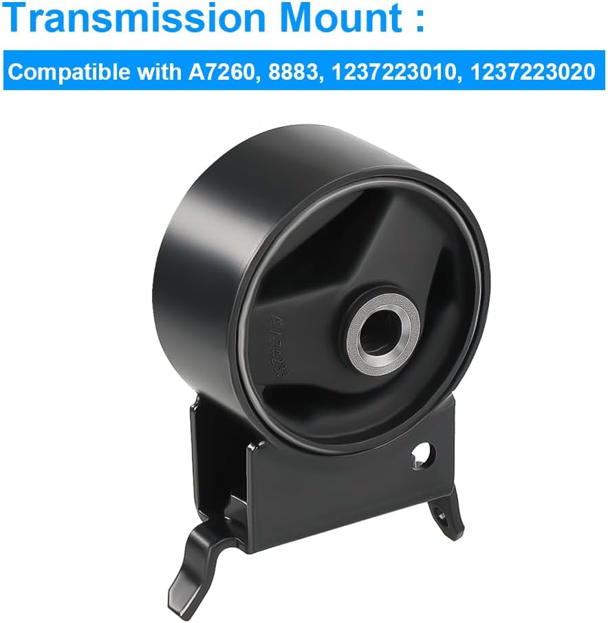 JDMON 3Pcs Engine Transmission Motor Mount Kit Replacement for 2000-2005 Toyota Echo 1.5L Manual Trans, 2004 2005 2006 Scion xA xB 1.5L Compatible with A7228 A7260 A7288