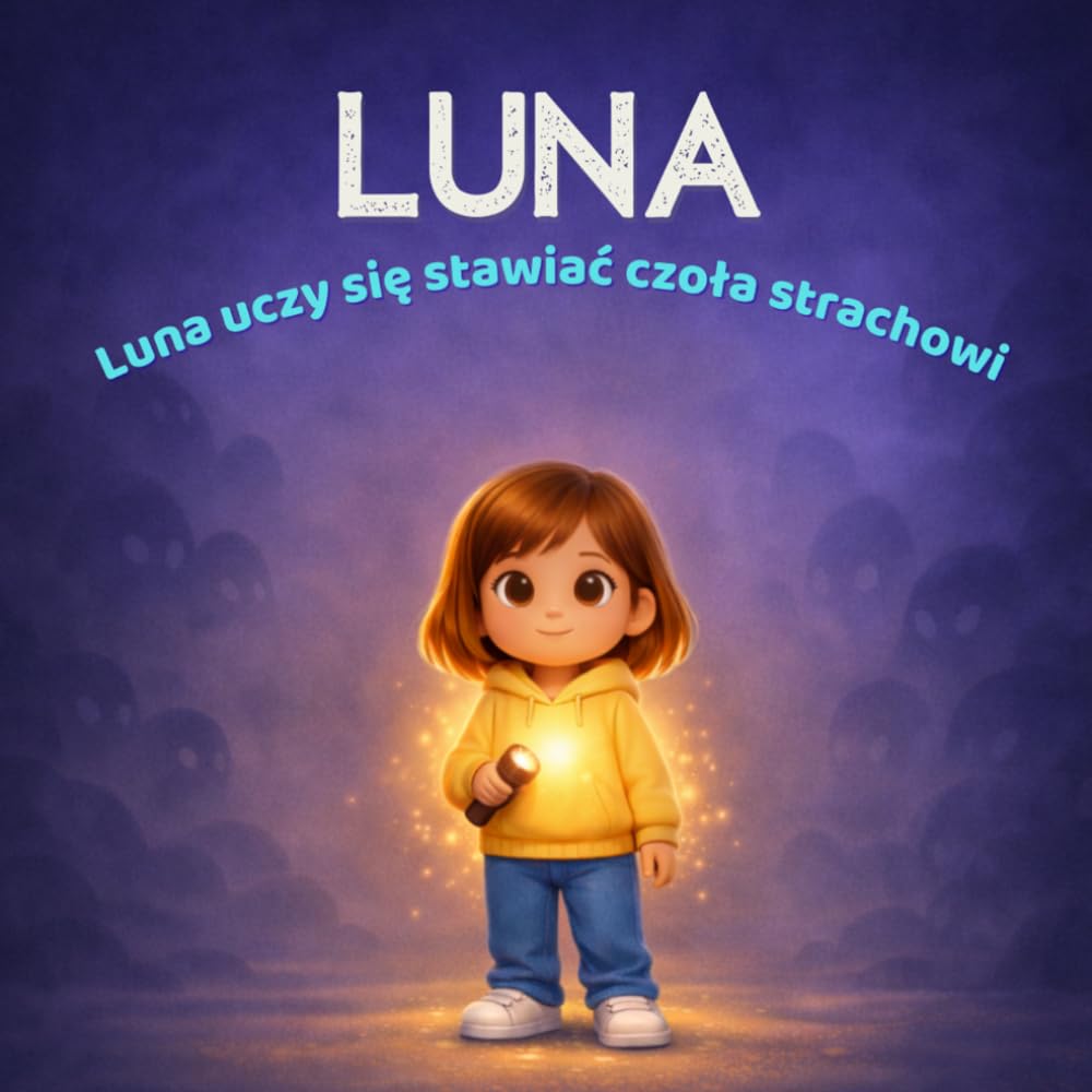 Luna uczy się stawiać czoła strachowi: Spokojna książka dla dzieci o strachu, odwadze i robieniu małych kroków mimo lęku