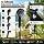 Ducha portátil para camping 11 piezas con calentador, panel solar USB, tienda de ducha miniatura 7