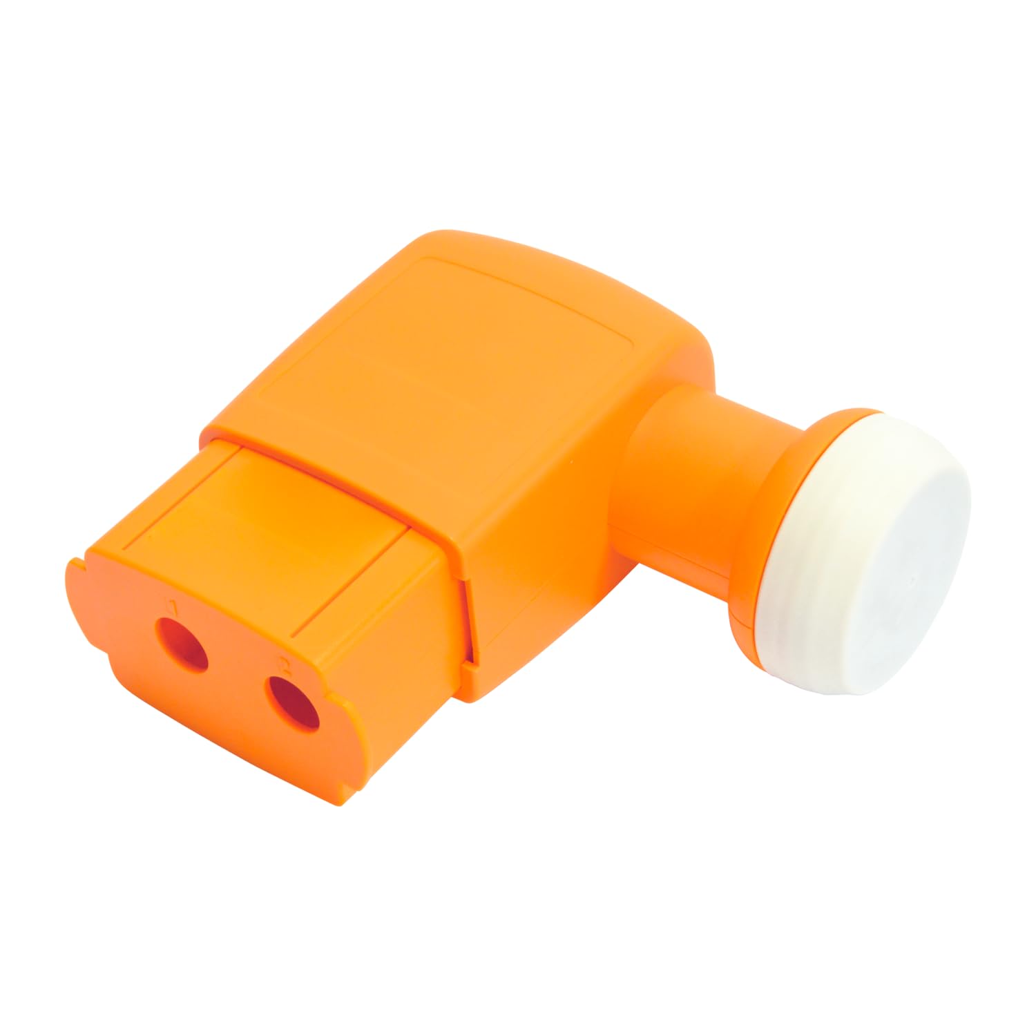 CABLEPELADO Conversor LNB Twin Offset | LNB de Banda KU | Ruido de 0,3 dB | Ganancia 60dB | Twin | 2 Salidas