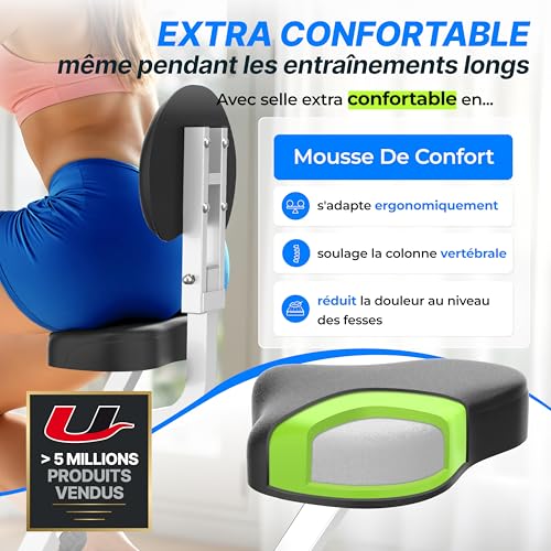 Ultrasport F-Bike Vélo d’Appartement Pliable I Vélos...