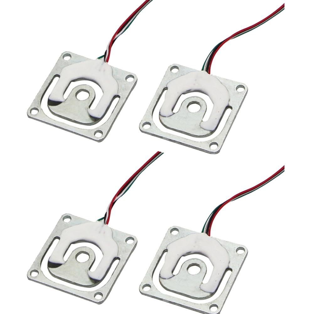UDSKNV[KSL Pressure Sensor Weighing Load 4pcs Weigh Sensor Thread Hole 50kg Resistance Strain Bridge Body