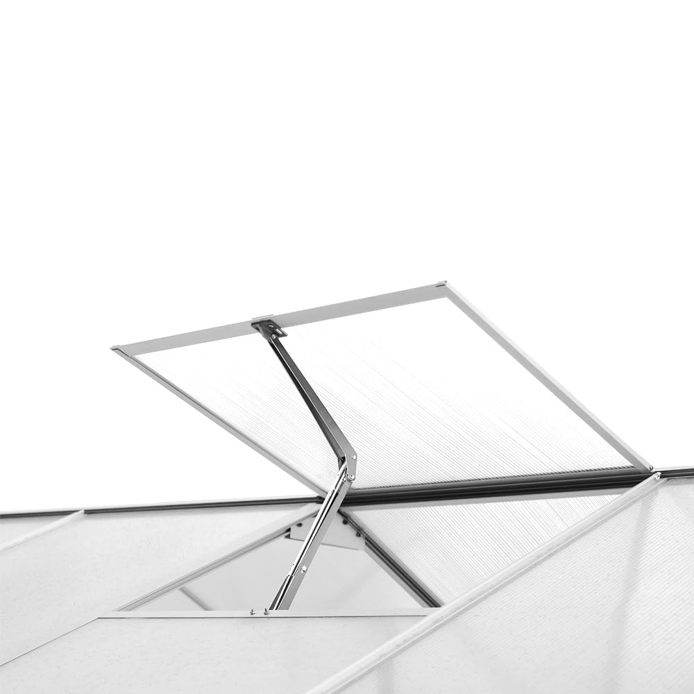 Deuba 2X Ouvreur de fenêtre Automatique abris serres de Jardin 7,5kg Force de Levage Hauteur d'ouverture Max. 45cm Lève-vitre réglable Ventilation Serre