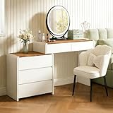 [Éclairage LED Intelligent]: Le miroir rond dispose de 3 modes de couleur (froid, naturel, chaud). Réglez l'intensité d'un simple toucher pour obtenir un maquillage impeccable, quelle que soit l'heure de la journée, Idéal pour les chambres à coucher, les salons de beauté ou les bureaux à domicile