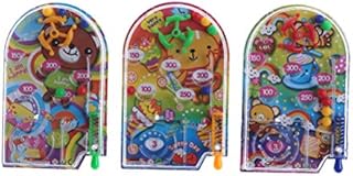 JIAOAO 3 Pcs Maze Pinball Machine,Mini Pinball Game for Children,Creative Children's Pinball Game,Portable Pocket Pinball Game for Children.