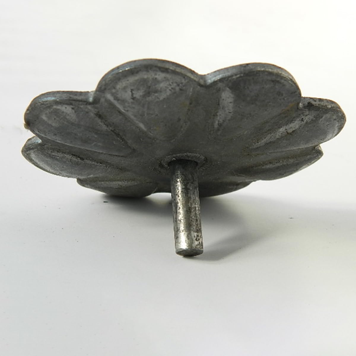 Fiore decorativo in ferro battuto Ø 95 mm spessore 4 mm Set 2 pezzi Made in Italy
