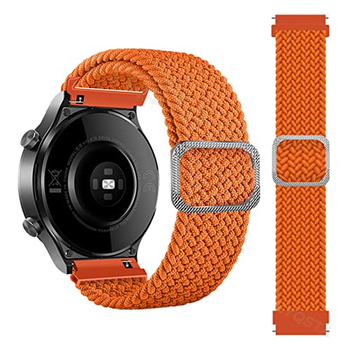 Bracelet tressé pour COROS PACE 2 anti-irritation sport nylon orange