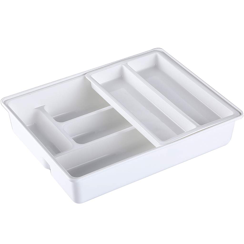 Estante de Almacenamiento Bandeja for Cubiertos de plástico for Separar cajones de Cocina, 31,2×23,9×6,6cm/813/710